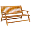 vidaXL L&otilde;&otilde;gastuspink Pruun 122 x 78 x 73 cm Tugev akatsiapuu