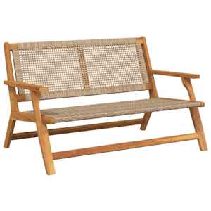 Vrtno pohištvo Bež 122 x 78 x 73 cm Masiven les akacije