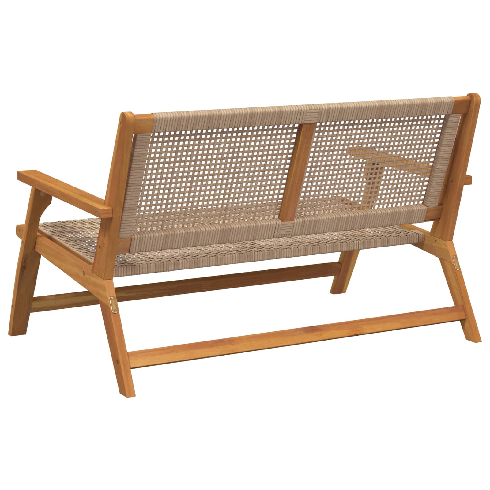 Tuinmeubelen Beige 122 x 78 x 73 cm Massief Acaciahout image 4
