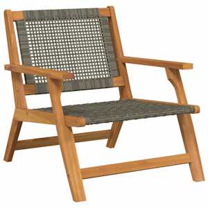 Zahradní nábytek 2 pcs Šedá 67 x 78 x 73 cm - obrázek 4