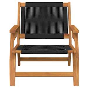 Zahradní nábytek 2 pcs Černá 67 x 76 x 73 cm - obrázek 6