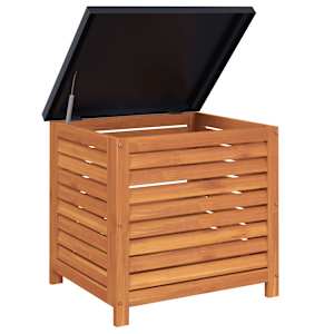 Zahradní úložný box 60 x 50 x 55 cm masivní eukalyptové dřevo - obrázek 7