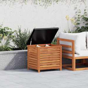 Zahradní úložný box 60 x 50 x 55 cm masivní eukalyptové dřevo - obrázek 1