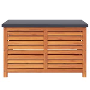 Zahradní úložný box 90 x 48 x 55 cm masivní eukalyptové dřevo - obrázek 4