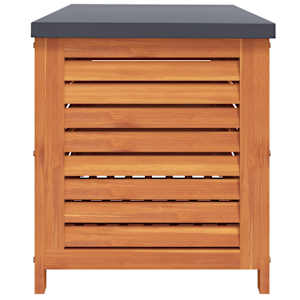 Zahradní úložný box 90 x 48 x 55 cm masivní eukalyptové dřevo - obrázek 5