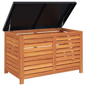 Zahradní úložný box 90 x 48 x 55 cm masivní eukalyptové dřevo - obrázek 7