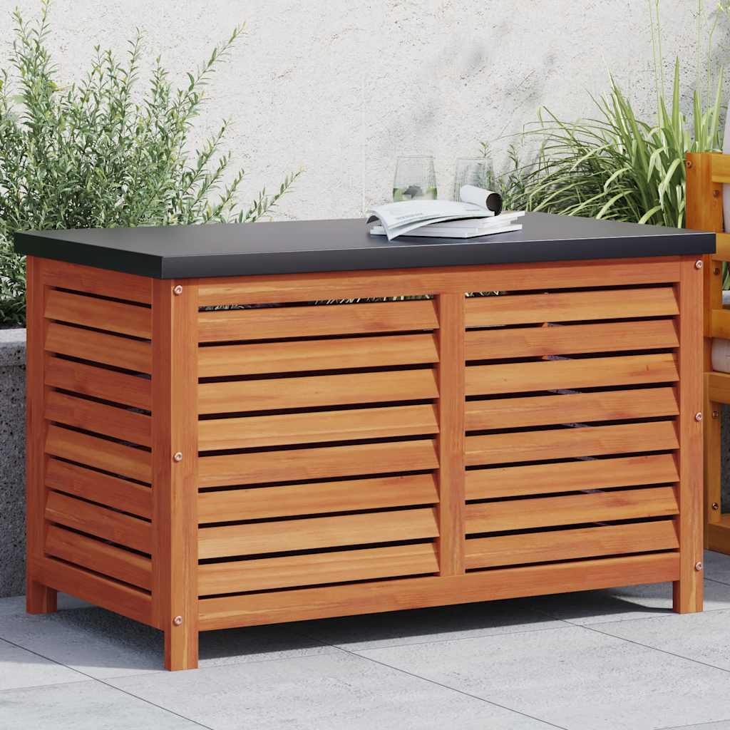 vidaXL Gartenbox 90x48x55 cm Massivholz Eukalyptus