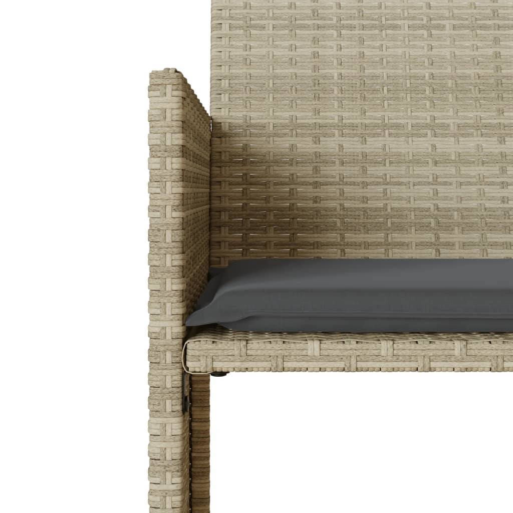 Sofa ogrodowa 2-osobowa meble ogrodowe Lounge Ławka ogrodowa ze stołem Polirattan vidaXL - Zdjęcie 66 z 83