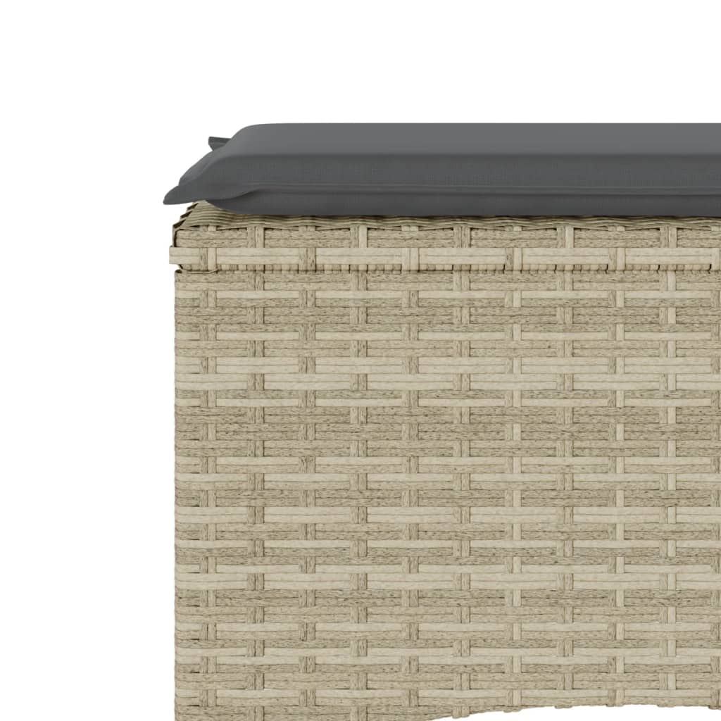 Sofa ogrodowa 2-osobowa meble ogrodowe Lounge Ławka ogrodowa ze stołem Polirattan vidaXL - Zdjęcie 70 z 83