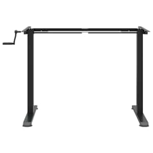 Rám stojacího stolu černý (94–135) x 60 x (70–114) cm ocel - obrázek 5