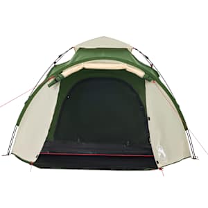 Kempingový stan kupole pro 3 osoby zelený rychloupínací - obrázek 7