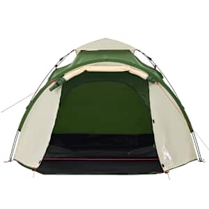 Kempingový stan kupole pro 3 osoby zelený rychloupínací - obrázek 8
