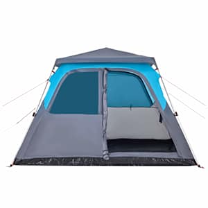 Rodinný stan kupole pro 6 osob modrý rychloupínací - obrázek 7