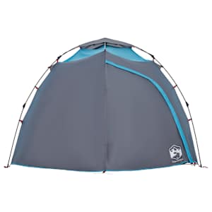 Kempingový stan kupole pro 4 osoby modrý rychloupínací - obrázek 6