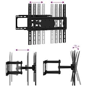 Nástěnný držák na TV 26"–70" Max VESA 400 x 400 mm 40 kg - obrázek 6
