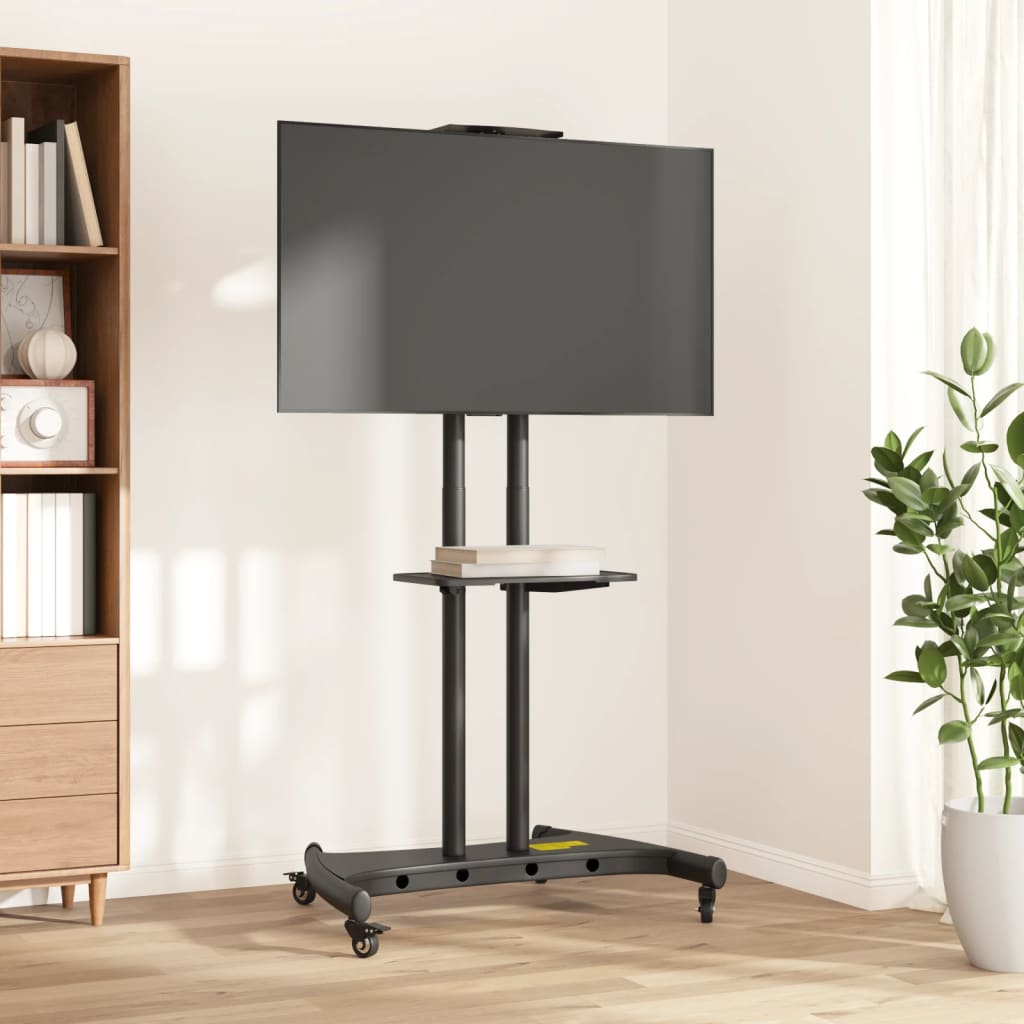  TV Stand on Wheels 32-90 Inch Screen Max VESA TV Cabinet Monitor Stand vidaXL
