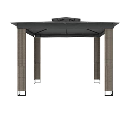 vidaXL Gazebo | Anthracite | Powder-coated steel | Large