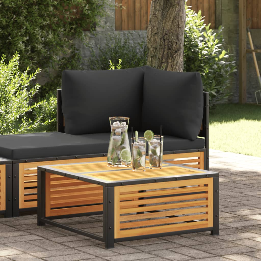 vidaXL Gartentisch 68x68x30 cm Massivholz Akazie