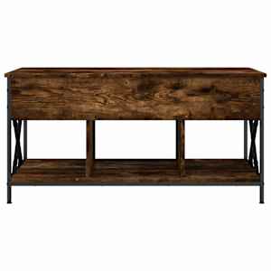 Konferenční stolek kouřový dub 100 x 55 x 50 cm kompozit a kov - obrázek 5