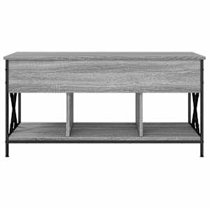 Konferenční stolek šedý sonoma 100 x 55 x 50 cm kompozit a kov - obrázek 5