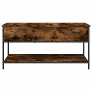 Konferenční stolek kouřový dub 100 x 50 x 50 cm kompozit a kov - obrázek 5