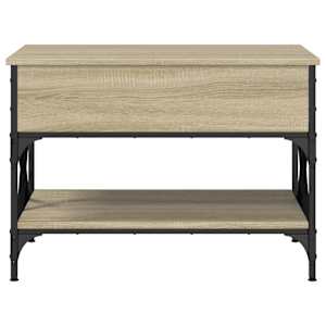 Konferenční stolek dub sonoma 70 x 50 x 50 cm kompozit a kov - obrázek 5