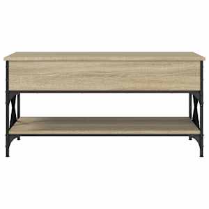 Konferenční stolek dub sonoma 100 x 50 x 50 cm kompozit a kov - obrázek 5