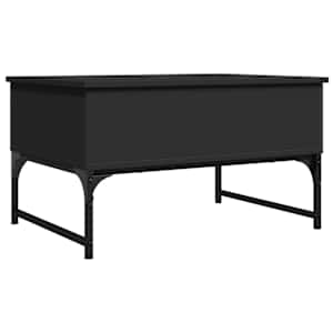 Konferenční stolek černý 70 x 50 x 40 cm kompozitní dřevo a kov - obrázek 7