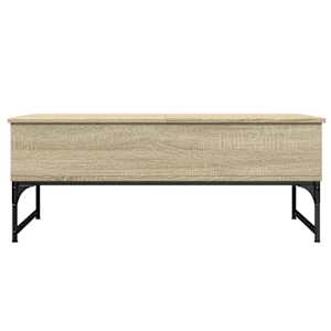 Konferenční stolek dub sonoma 100 x 50 x 40 cm kompozit a kov - obrázek 5