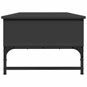 Konferenční stolek černý 100x50x35 cm kompozitní dřevo a kov - obrázek 6