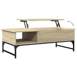 Konferenční stolek dub sonoma 100 x 50 x 35 cm kompozit a kov - obrázek 8