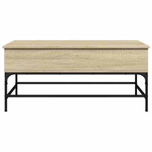 Konferenční stolek dub sonoma 100 x 50 x 45 cm kompozit a kov - obrázek 5
