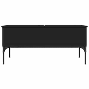Konferenční stolek černý 100x50x45 cm kompozitní dřevo a kov - obrázek 5