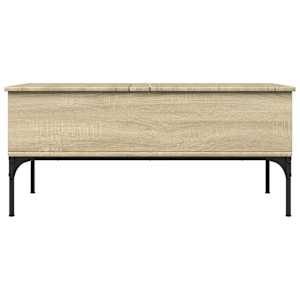 Konferenční stolek dub sonoma 100 x 50 x 45 cm kompozit a kov - obrázek 5
