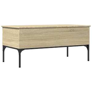 Konferenční stolek dub sonoma 100 x 50 x 45 cm kompozit a kov - obrázek 7