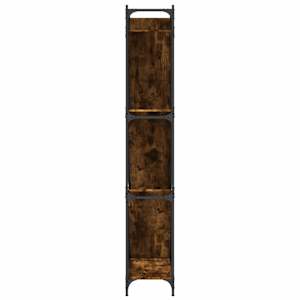 Knihovna kouřový dub 79 x 30 x 180 cm kompozitní dřevo a kov - obrázek 6