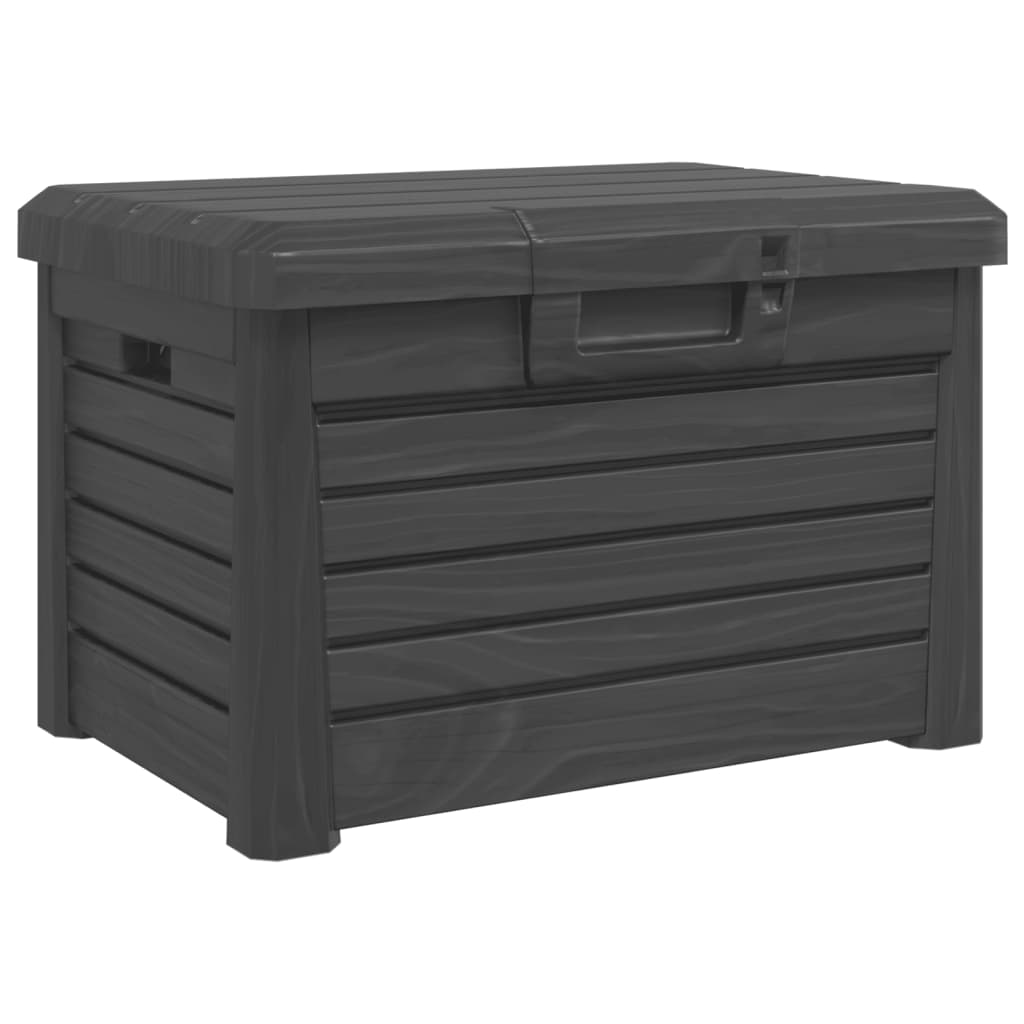 vidaXL Zahradní box na podušky antracitový 73 x 50,5 x 46,5 cm PP