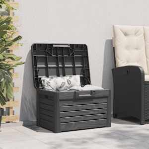 Zahradní box na podušky antracitový 73 x 50,5 x 46,5 cm PP - obrázek 3