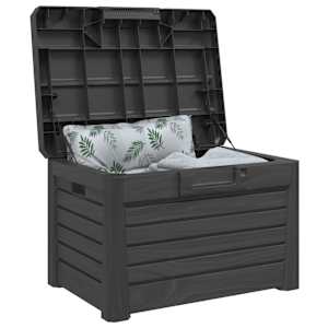 Zahradní box na podušky antracitový 73 x 50,5 x 46,5 cm PP - obrázek 4