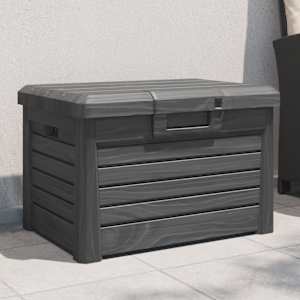 Zahradní box na podušky antracitový 73 x 50,5 x 46,5 cm PP - obrázek 1