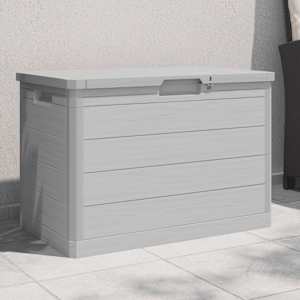 Zahradní box na podušky šedý 77,5 x 44,5 x 53 cm polypropylen - obrázek 1