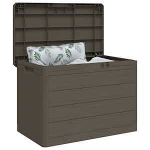 Zahradní box na podušky hnědý 77,5 x 44,5 x 53 cm polypropylen - obrázek 4