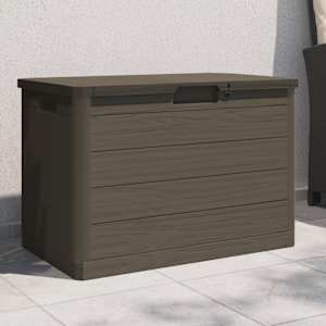 Zahradní box na podušky hnědý 77,5 x 44,5 x 53 cm polypropylen - obrázek 1