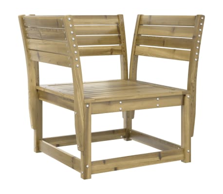 vidaXL Salon de jardin 5 pcs bois de pin impr&eacute;gn&eacute;