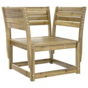 vidaXL Salon de jardin 5 pcs bois de pin impr&eacute;gn&eacute;