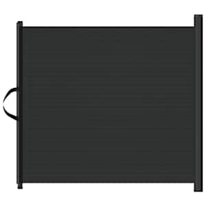 vidaXL lahtit&otilde;mmatav lemmiklooma v&auml;rav, must, 82,5 x 125 cm