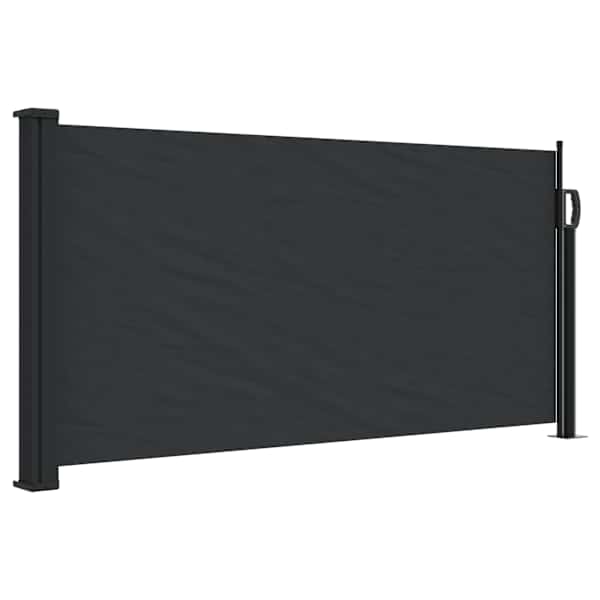 vidaXL lahtit&otilde;mmatav k&uuml;lgsein, must, 100 x 300 cm