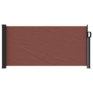 Zatahovací boční markýza hnědá 100 x 300 cm - obrázek 3