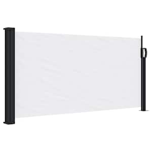 Zatahovací boční markýza bílá 100 x 300 cm - obrázek 2
