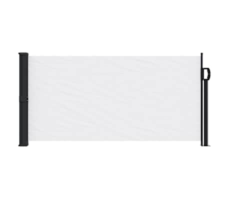 vidaXL Copertina laterală retractabilă, alb, 100x300 cm